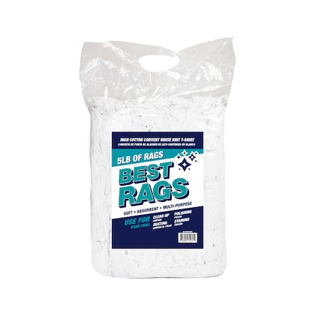 Monarch WPKSM Knit Wipers White New - 5lb Box N-WPKSM-5